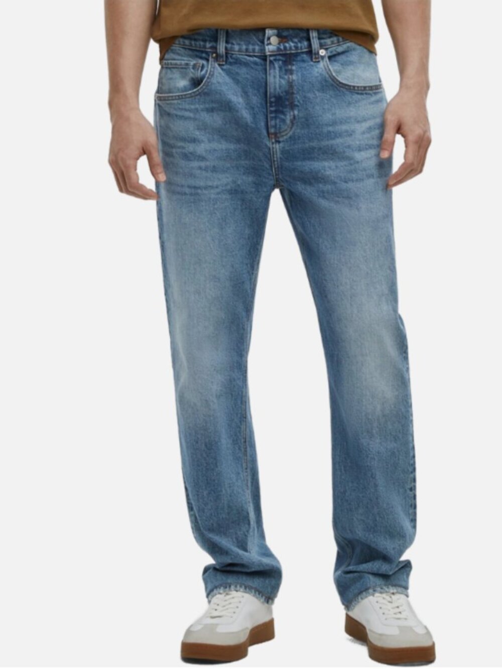 NWT Mode Of One Mens Classic Blue Straight Fit Jeans 30x32